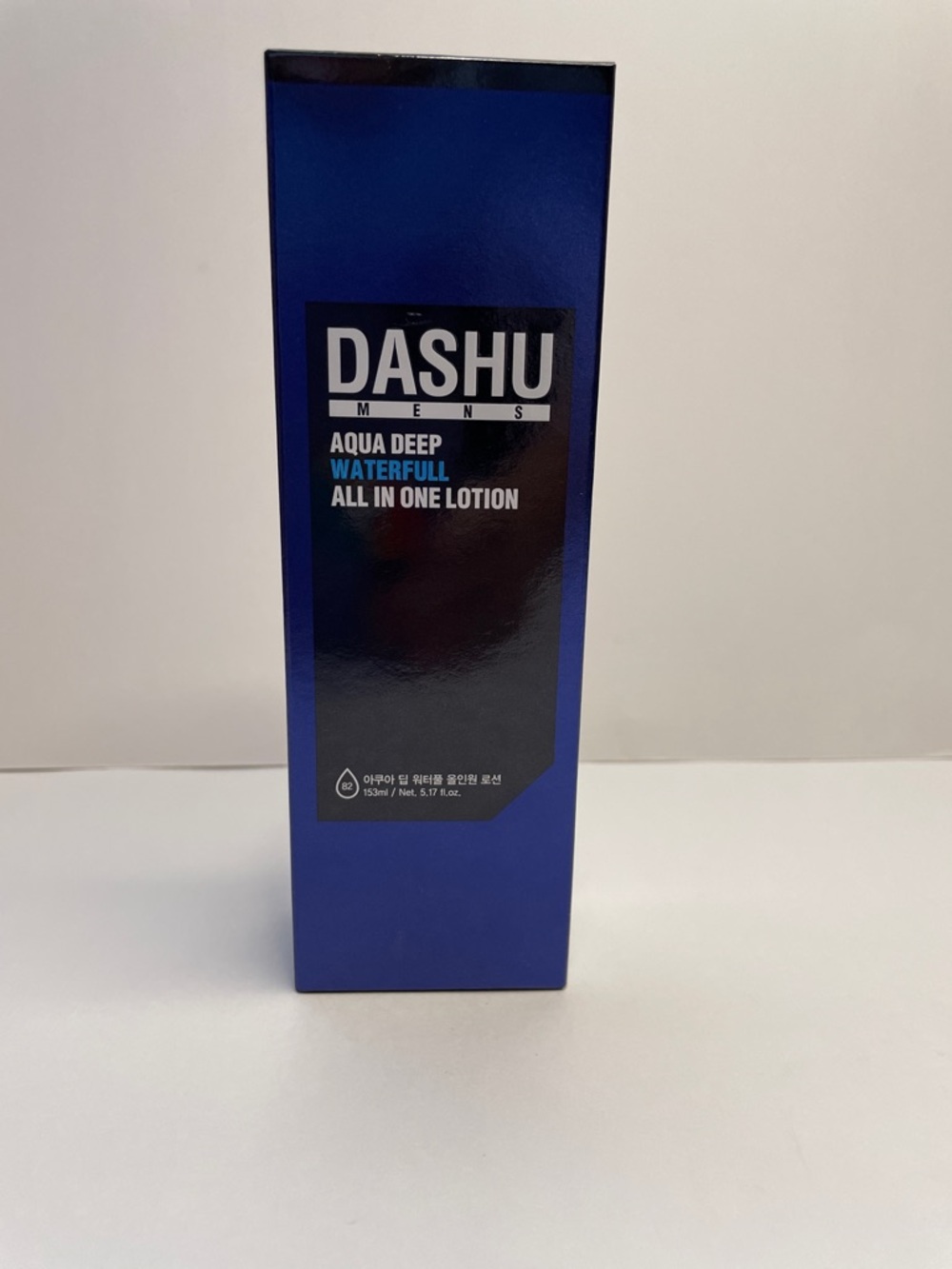 NIB DASHU Mens Aqua Deep Waterful All In One Lotion.